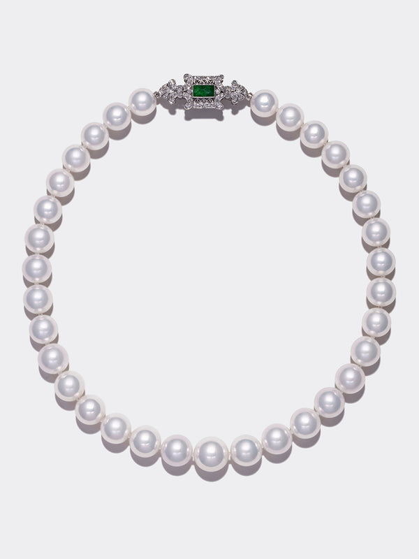 JADE RADIANCE FRESHWATER PEARL NECKLACE