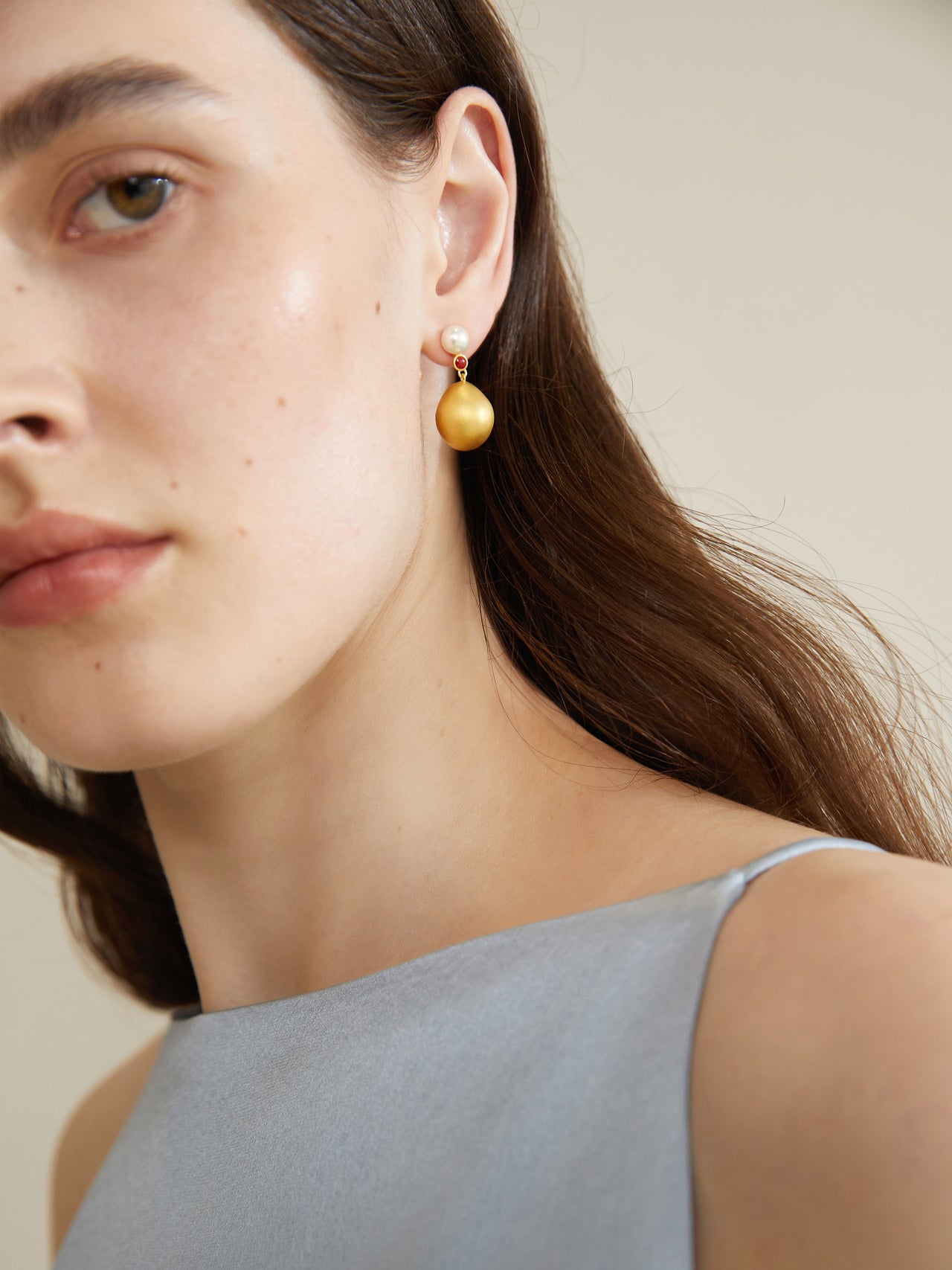 Asymmetrical Baroque Earrings