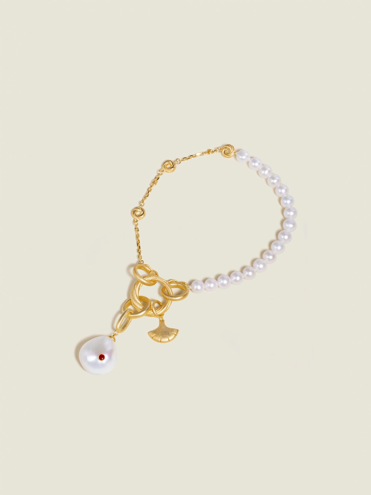 Asymmetrical Pearl Bracelet