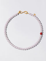18" PEARL NECKLACE — LARGE CLASP